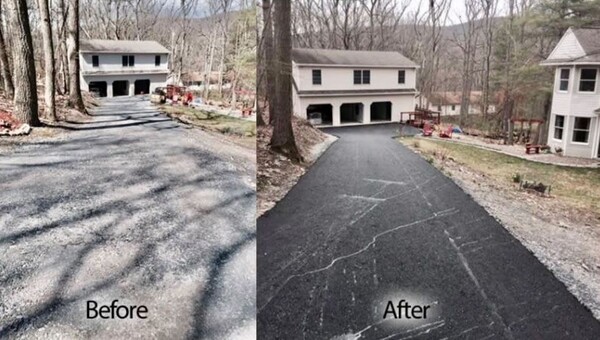 Before & After Asphalt Paving in Moore, OK (1)